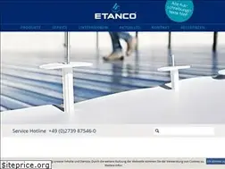 Sites similar to etanco.de