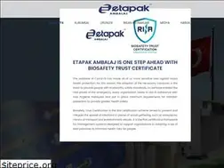 Sites similar to etapak.com.tr