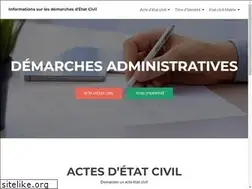 Sites similar to etatcivil.info