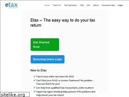 Sites similar to etax.com.au