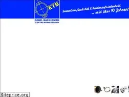 Sites similar to etb-bach.com
