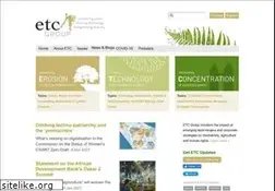 Sites similar to etcgroup.org