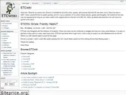 Sites similar to etcwiki.org