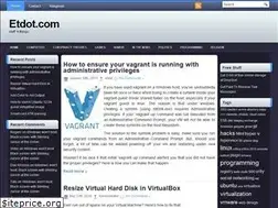 Sites similar to etdot.com