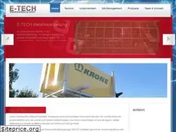 Sites similar to etech-m.de