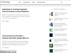 Sites similar to etechblogs.com