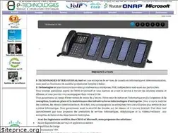 Sites similar to etechnologies.sn