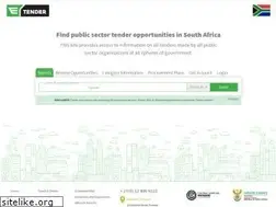 Sites similar to etenders.gov.za