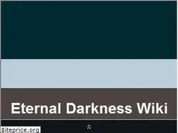 Sites similar to eternaldarkness.wikia.com