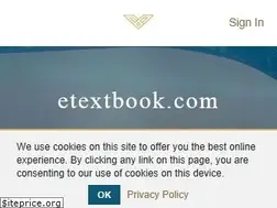 Sites similar to etextbook.com