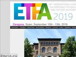 Sites similar to etfa2019.org