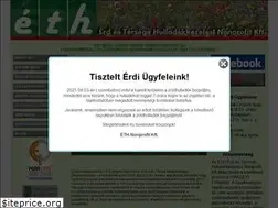 Sites similar to eth-erd.hu