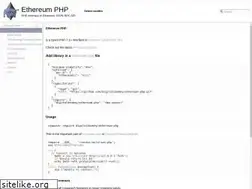 Sites similar to ethereum-php.org