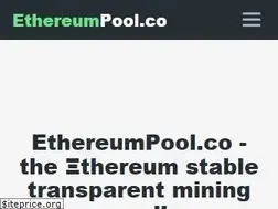Sites similar to ethereumpool.co
