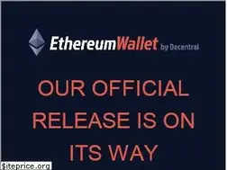 Sites similar to ethereumwallet.com