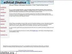 Sites similar to ethical-finance.com