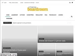 Sites similar to ethicalboardroom.com