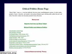 Sites similar to ethicalpolitics.org