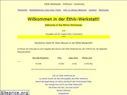 Sites similar to ethics-workshop.de