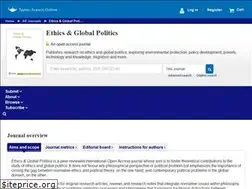 Sites similar to ethicsandglobalpolitics.net