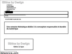 Sites similar to ethicsbydesign.fr
