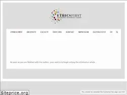 Sites similar to ethicsfirst.eu