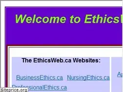 Sites similar to ethicsweb.ca