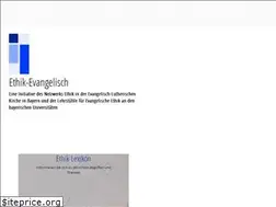 Sites similar to ethik-evangelisch.de