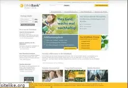 Sites similar to ethikbank.de