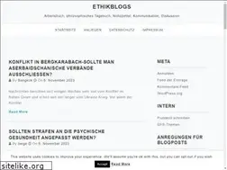 Sites similar to ethikblogs.de