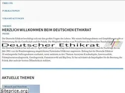 Sites similar to ethikrat.org