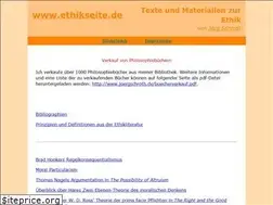 Sites similar to ethikseite.de
