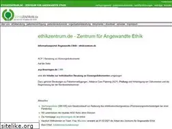 Sites similar to ethikzentrum.de
