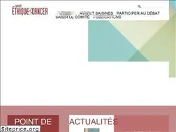 Sites similar to ethique-cancer.fr