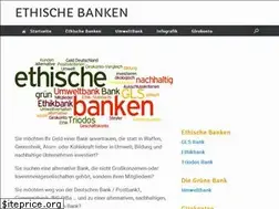 Sites similar to ethische-banken.de
