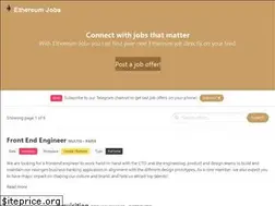 Sites similar to ethjobs.net