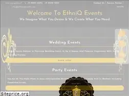 Sites similar to ethniqevents.com
