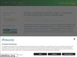 Sites similar to ethnologische-filmtage.de