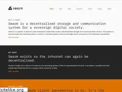 Sites similar to ethswarm.org