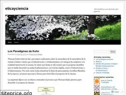 Sites similar to eticayciencia.wordpress.com