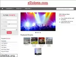 Sites similar to etickets.com
