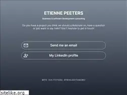 Sites similar to etiennepeeters.nl