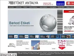 Sites similar to etiketantalya.com