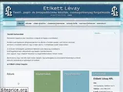 Sites similar to etikett-levay.hu