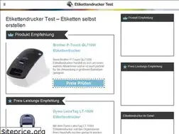Sites similar to etikettendruckertest.net