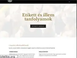 Sites similar to etikettiskola.hu