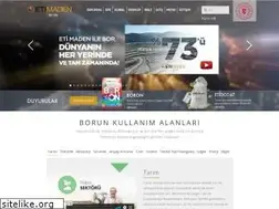 Sites similar to etimaden.com.tr