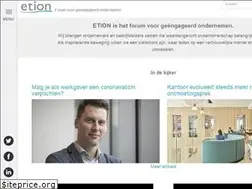 Sites similar to etion.be