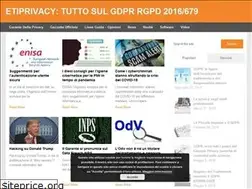 Sites similar to etiprivacy.it