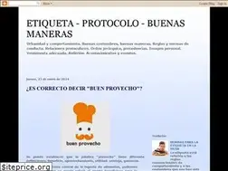 Sites similar to etiquetaysociedad.blogspot.com